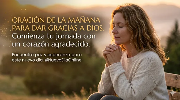 Oración de la Mañana para Dar Gracias a Dios