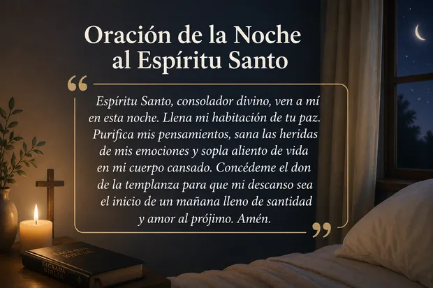 Oración de la noche católica
