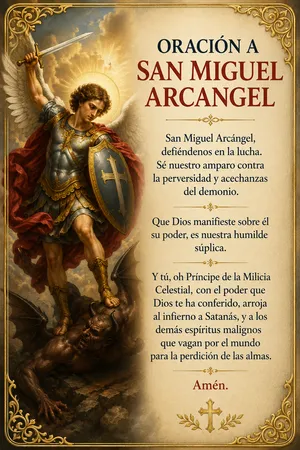 Oración a San Miguel Arcangel