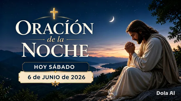 Oración de la Noche Hoy Sábado 6 de Junio de 2026