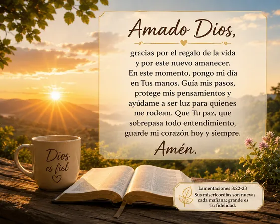 Oración de la Mañana Hoy Sabado 6 de Junio de 2026