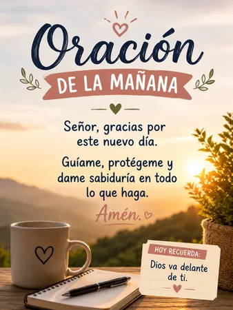 Corta Oración de la Mañana Hoy Viernes 12 de Junio de 2026