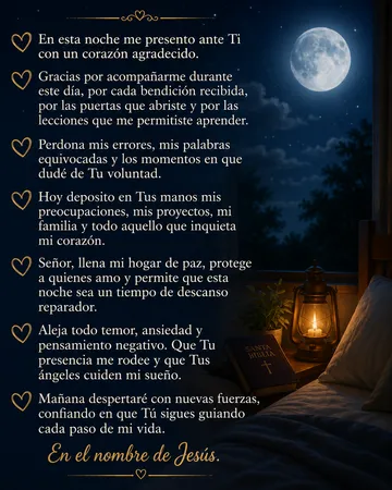 Oración de la Noche Hoy Miércoles 3 de Junio de 2026